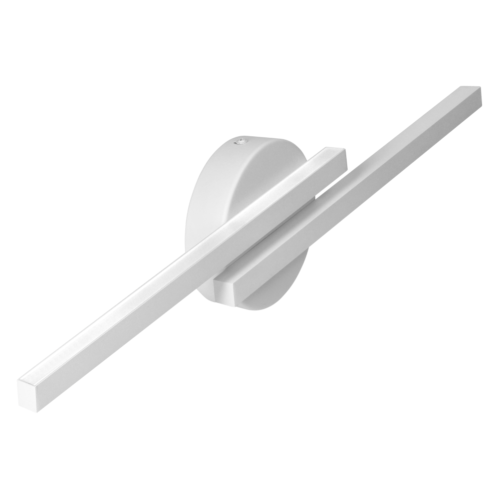 TEKANO LED 14W, lampa nad lustro, 1540lm, 4000K, IP44, dł. 55 cm, aluminium, biała