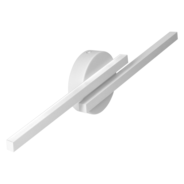 TEKANO LED 14W, lampa nad lustro, 1540lm, 4000K, IP44, dł. 55 cm, aluminium, biała