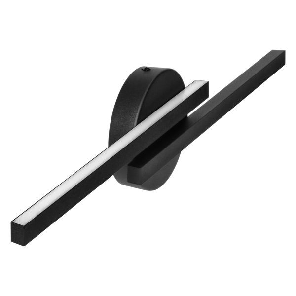 TEKANO LED mirror light 14W, 1540 lm, 4000K, IP44, 55 cm, aluminium, black