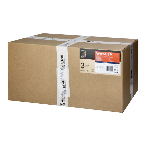 WAYA oprawa ścienno-sufitowa, moc max. 3x60W, E27, biała, listwa WAYA oprawa ścienno-sufitowa, moc max. 3x60W, E27, biała, listwa
