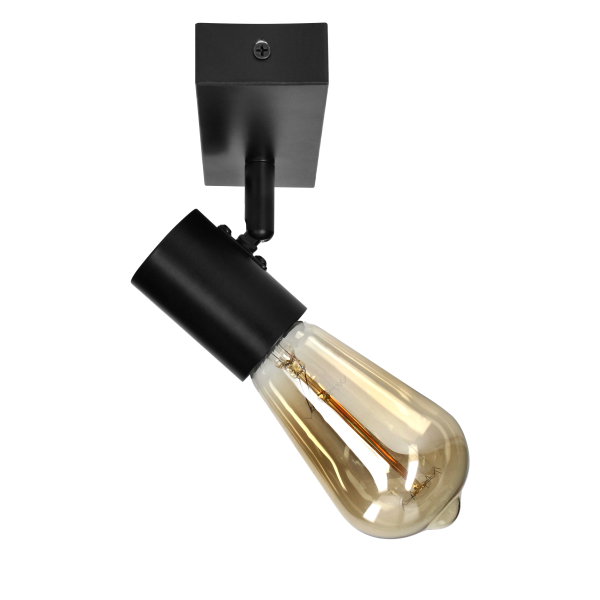 RIO SP 1, oprawa ścienno-sufitowa, E27 max. 60W, IP20, czarna