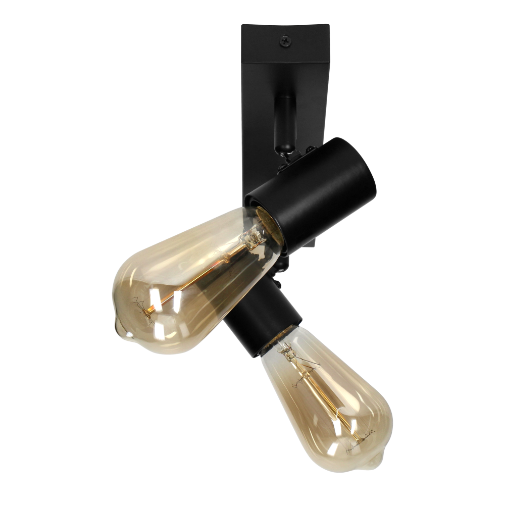 RIO SP 2, oprawa ścienno-sufitowa, E27 max. 2x60W, IP20, czarna