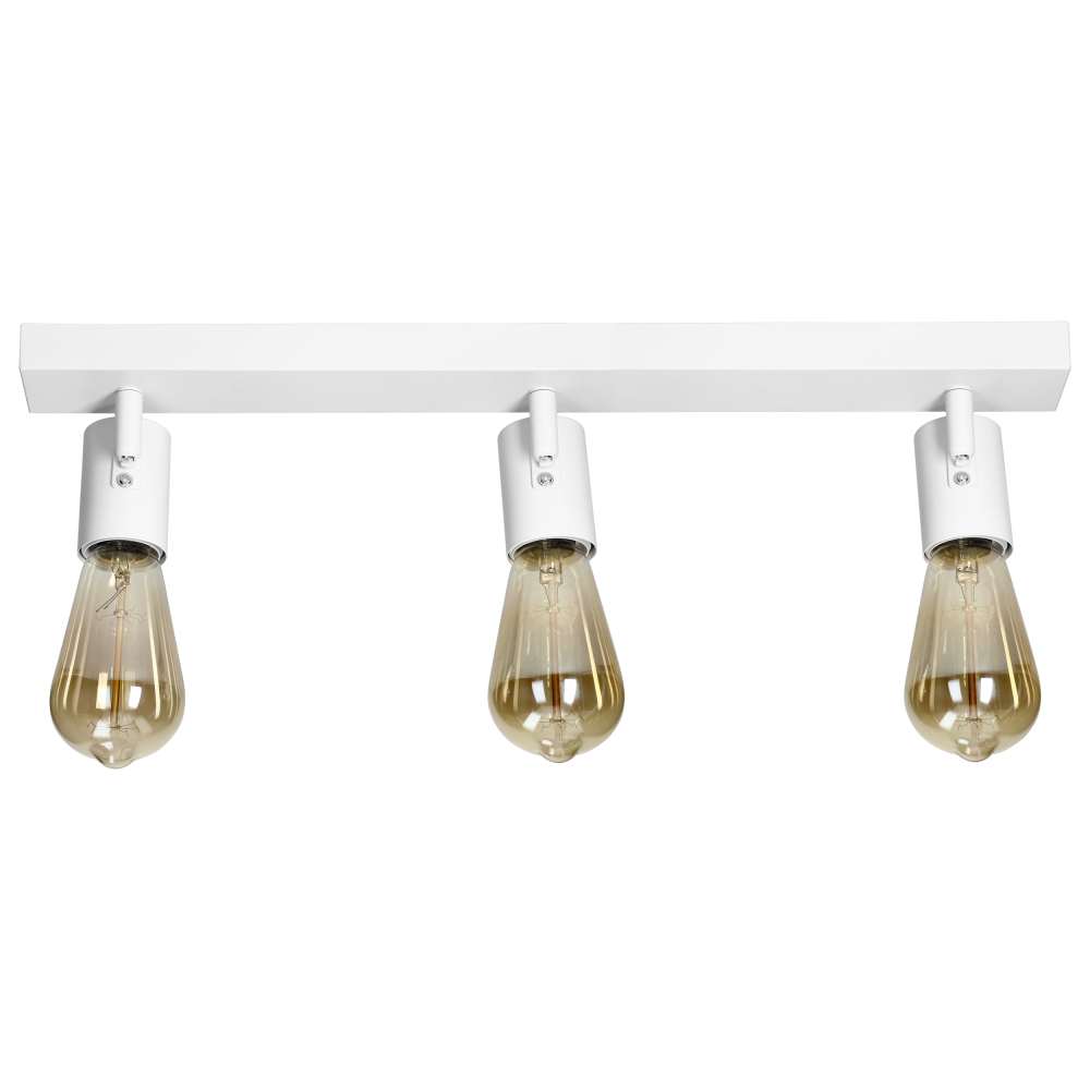 RIO SP 3, oprawa ścienno-sufitowa, E27 max. 3x60W, IP20, biała