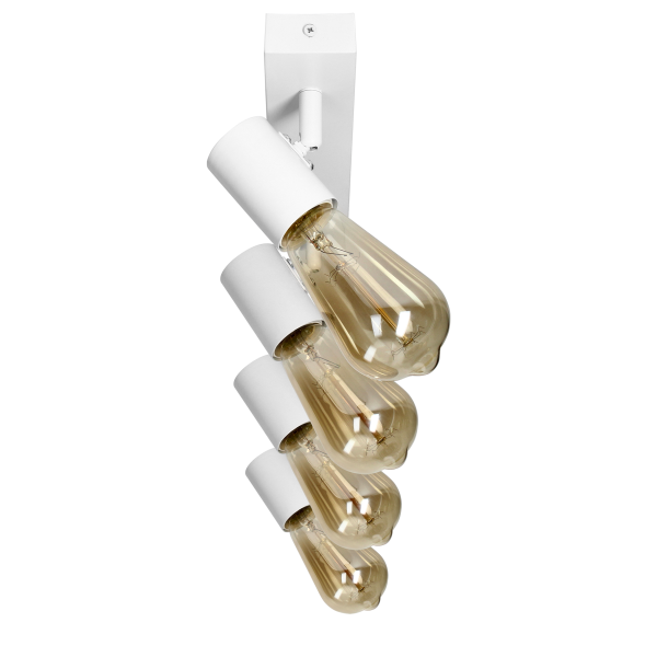 RIO SP 4 oprawa ścienno-sufitowa, E27 max. 4x60W, IP20, biała RIO SP 4 oprawa ścienno-sufitowa, E27 max. 4x60W, IP20, biała