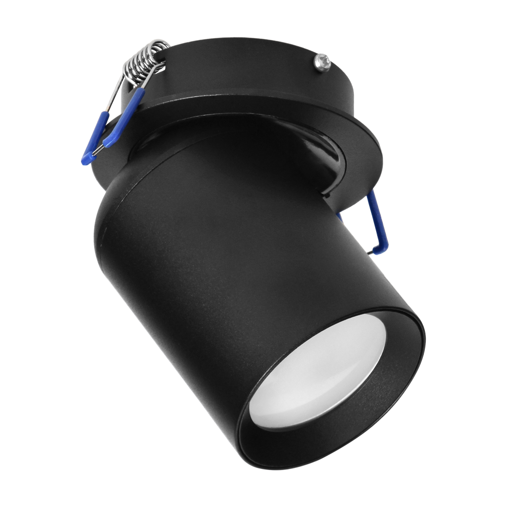 MALTA SP 1, oprawa ścienno-sufitowa podtynkowa, GU10 max. 12W, IP20, czarna