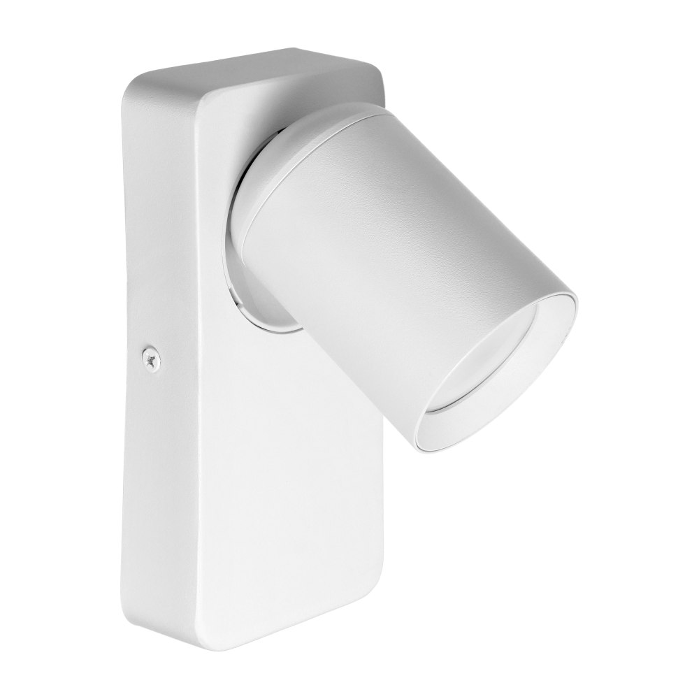 MALTA SP 1, oprawa ścienno-sufitowa, GU10 max. 12W, IP20, biała, prostokątna podstawa