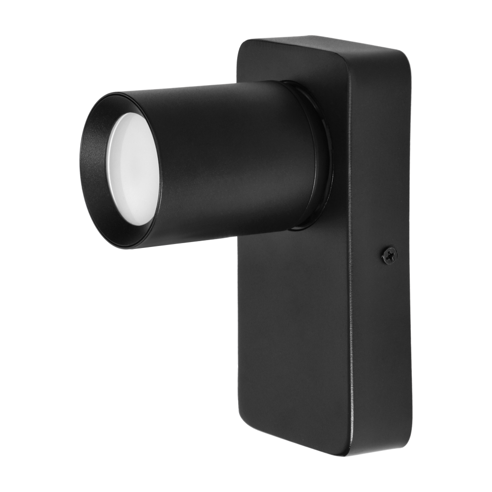 MALTA SP 1, oprawa ścienno-sufitowa, GU10 max. 12W, IP20, czarna, prostokątna podstawa