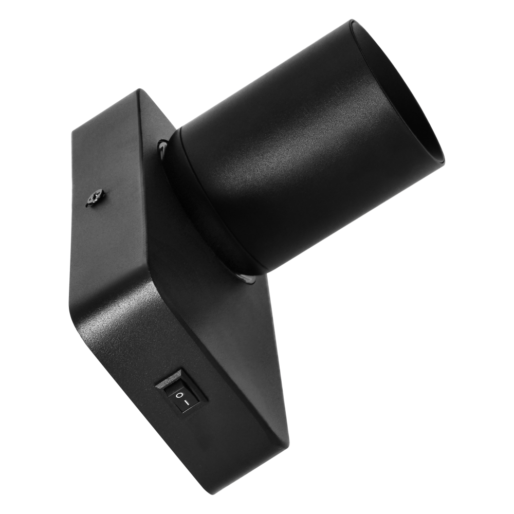 MALTA SP 1, oprawa ścienno-sufitowa, GU10 max. 12W, IP20, czarna, prostokątna podstawa