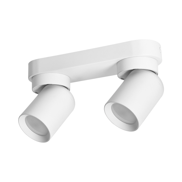 MALTA SP 2, oprawa ścienno-sufitowa, GU10 max. 2x12W, IP20, biała