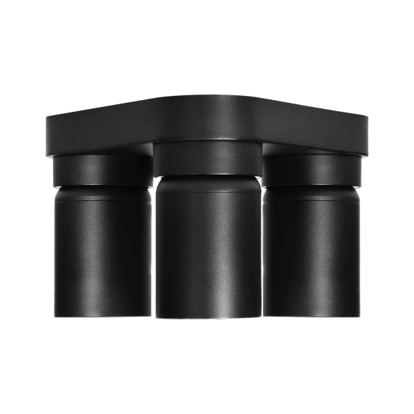 MALTA SP 3, oprawa ścienno-sufitowa, GU10 max. 3x12W, IP20, czarna, trójkątna podstawa