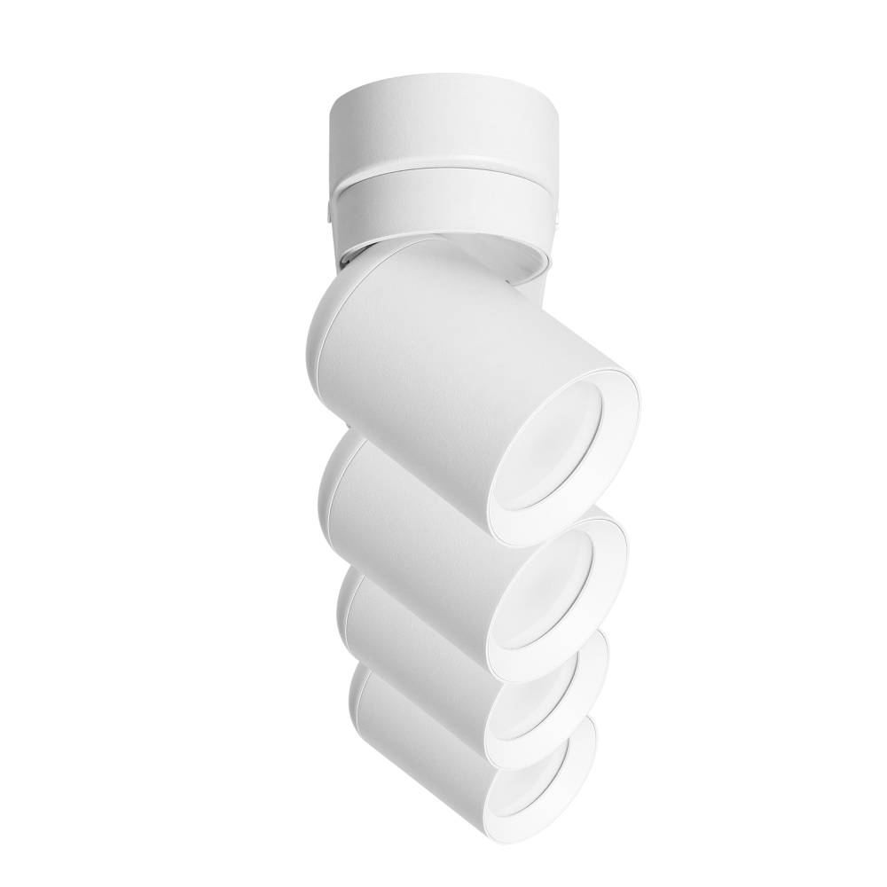 MALTA SP 4, oprawa ścienno-sufitowa, GU10 max. 4x12W, IP20, biała