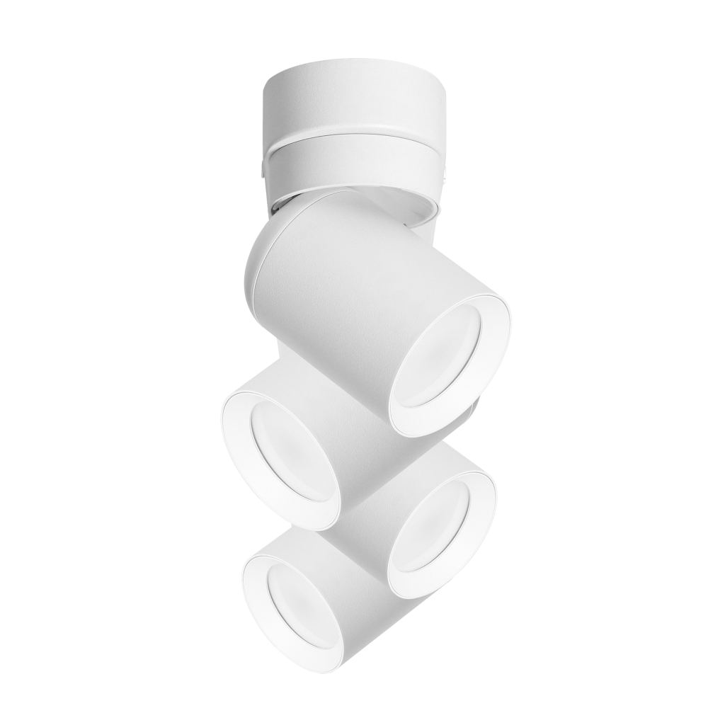 MALTA SP 4, oprawa ścienno-sufitowa, GU10 max. 4x12W, IP20, biała