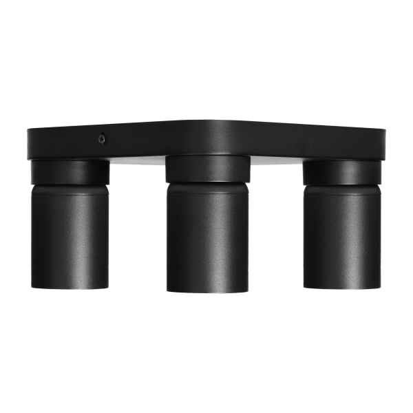 MALTA SP 4, oprawa ścienno-sufitowa, GU10 max. 4x12W, IP20, czarna, kwadratowa podstawa