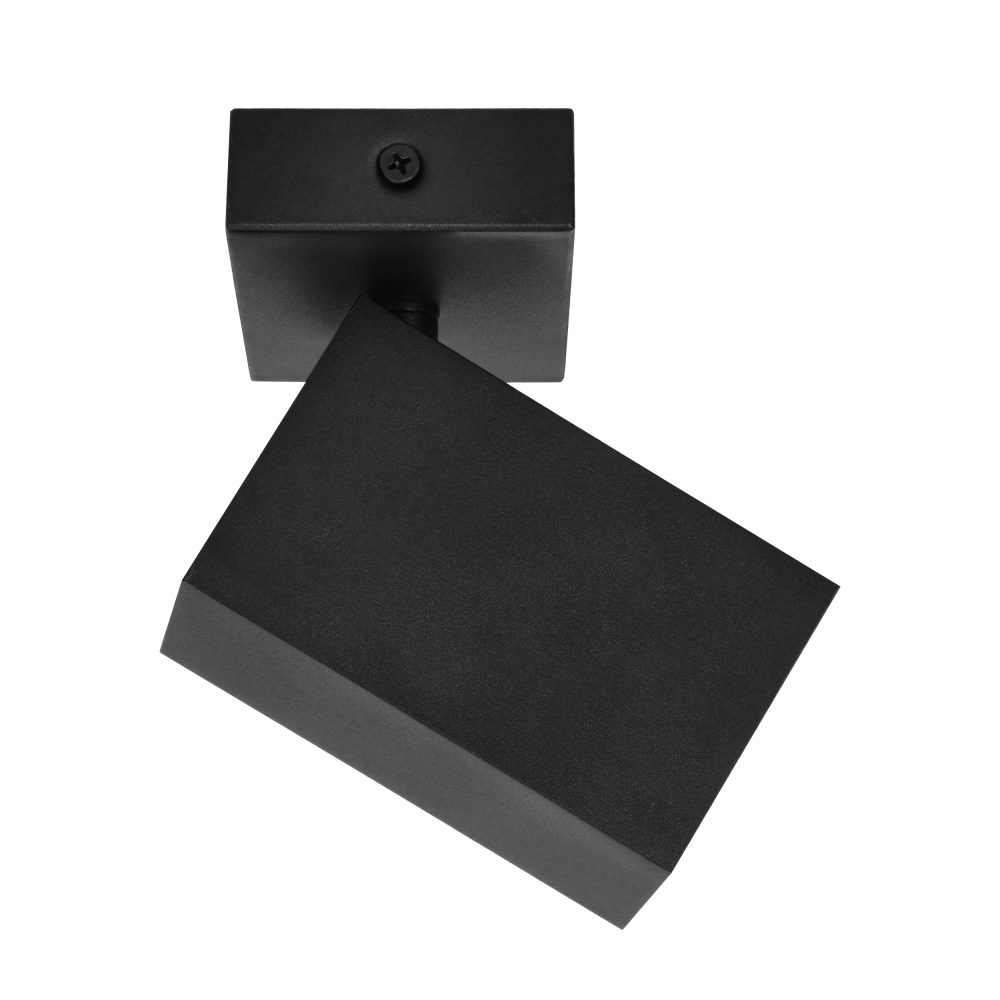 KUBAR SP 1, wall and ceiling luminaire, GU10, IP20, black