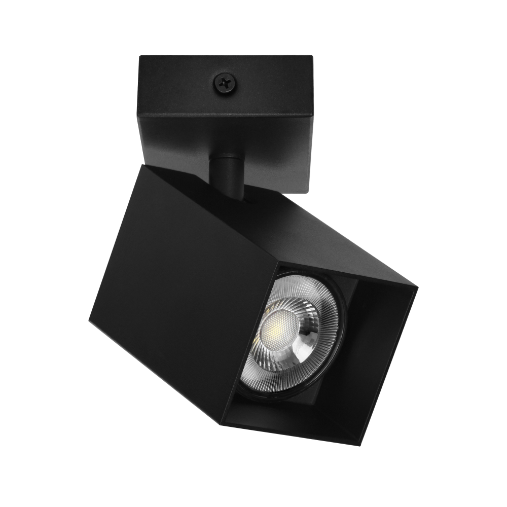 KUBAR SP 1, wall and ceiling luminaire, GU10, IP20, black