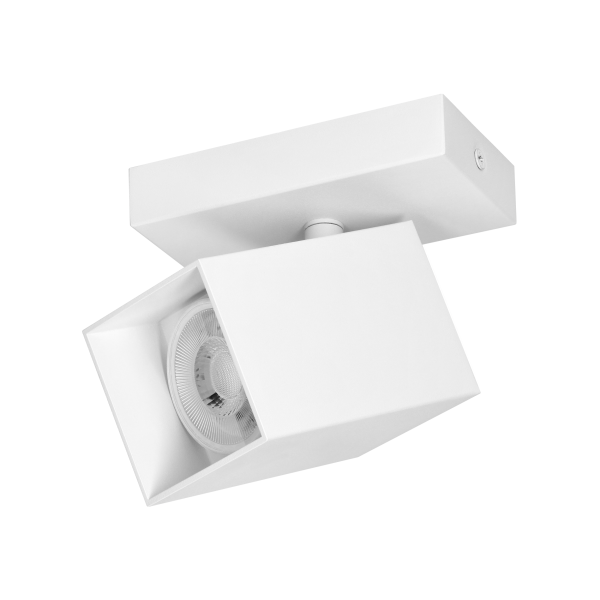 KUBAR SP 1, wall and ceiling luminaire, GU10, IP20, white KUBAR SP 1, wall and ceiling luminaire, GU10, IP20, white