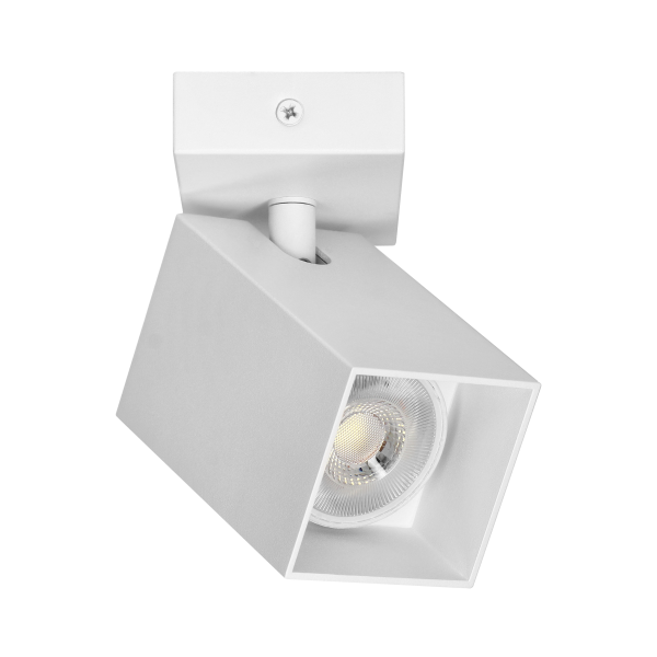 KUBAR SP 1, wall and ceiling luminaire, GU10, IP20, white KUBAR SP 1, wall and ceiling luminaire, GU10, IP20, white