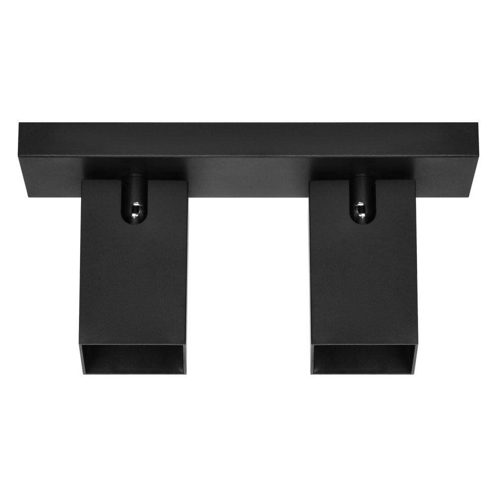 KUBAR SP 2, wall and ceiling luminaire, 2xGU10, IP20, black