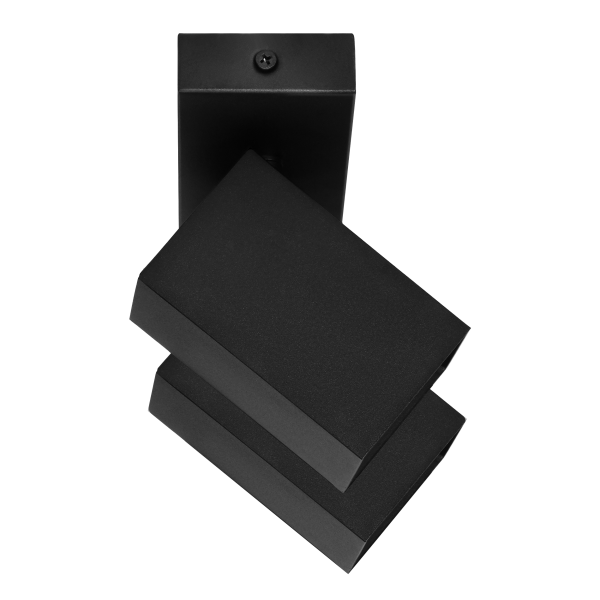 KUBAR SP 2, wall and ceiling luminaire, 2xGU10, IP20, black KUBAR SP 2, wall and ceiling luminaire, 2xGU10, IP20, black