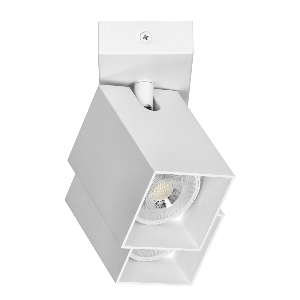 KUBAR SP 2, wall and ceiling luminaire, 2xGU10, IP20, white