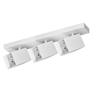 KUBAR SP 3, wall and ceiling luminaire, 3xGU10, IP20, white