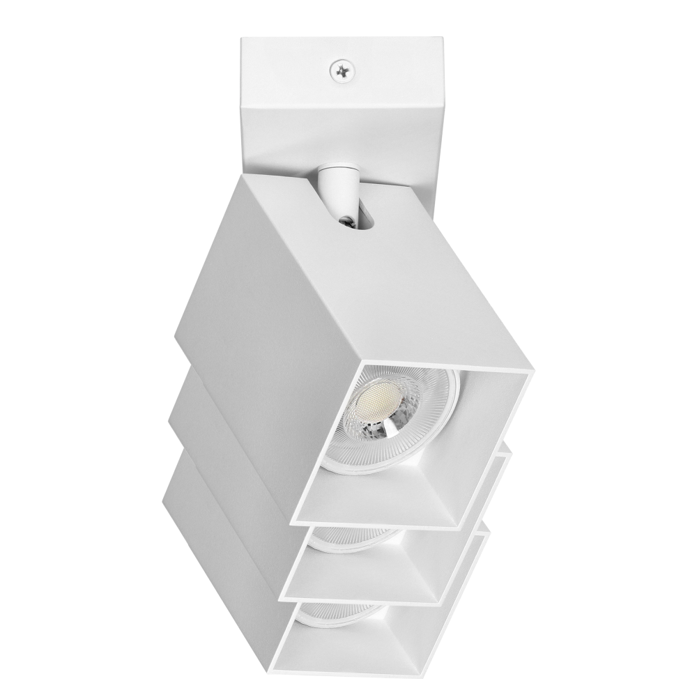 KUBAR SP 3, wall and ceiling luminaire, 3xGU10, IP20, white
