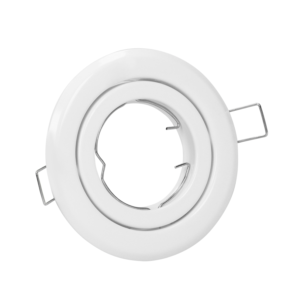 SUTRI RM decorative frame for spotlight, MR16/GU10 max 7W, round, adjustable light beam, white