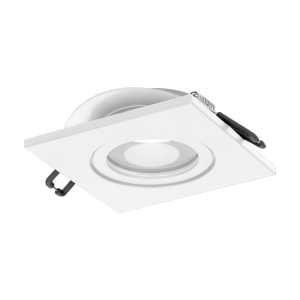 DARI S decorative frame spotlight, MR16/GU10 max 7W, square, white IP44