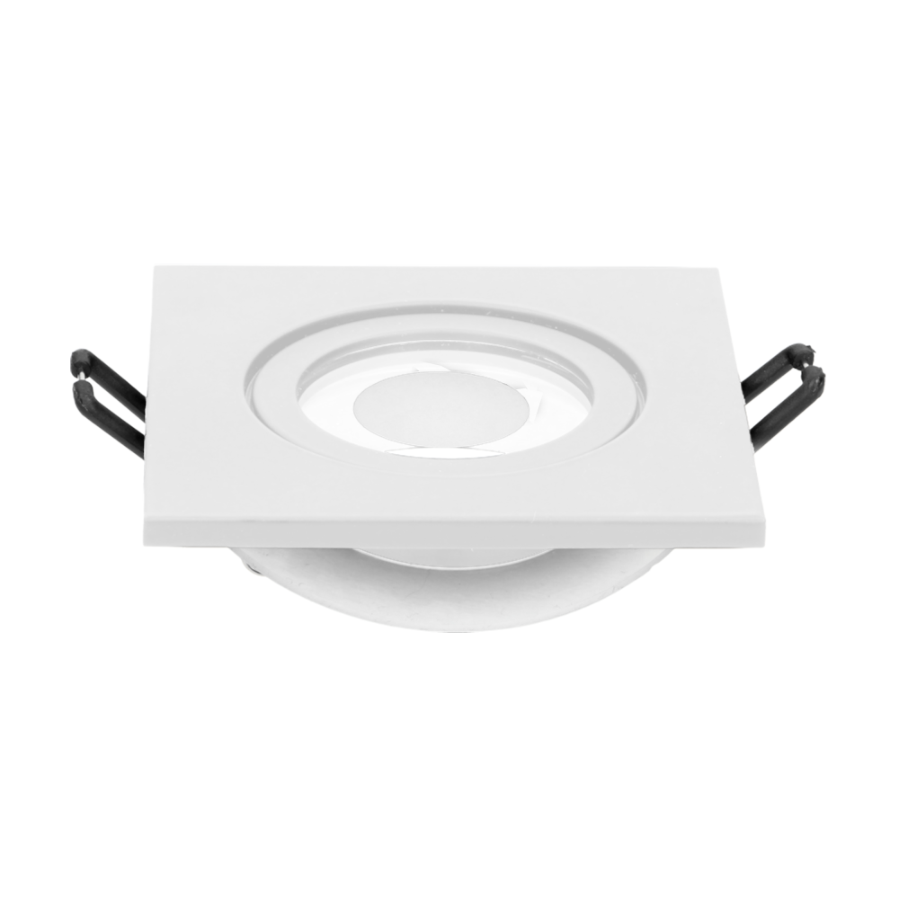 DARI S ramka dekoracyjna oprawy punktowej, MR16/GU10 max 7W, kwadrat, biała IP44