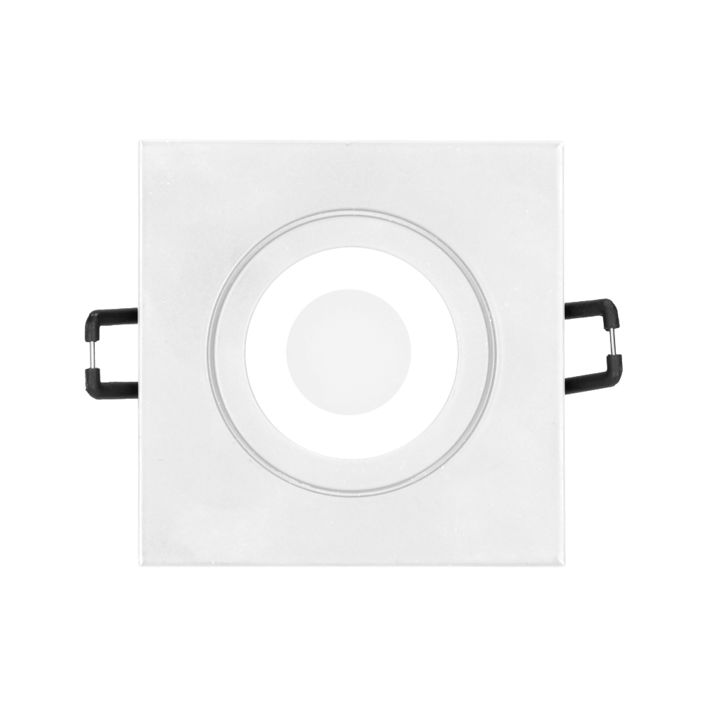 DARI S ramka dekoracyjna oprawy punktowej, MR16/GU10 max 7W, kwadrat, biała IP44
