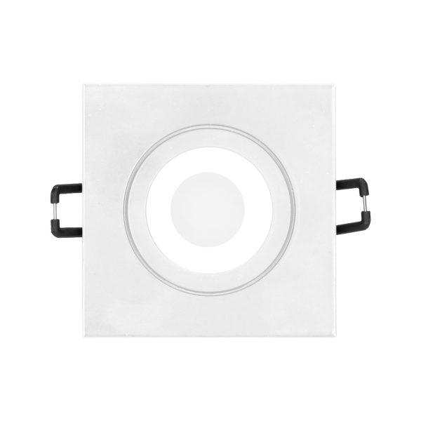DARI S ramka dekoracyjna oprawy punktowej, MR16/GU10 max 7W, kwadrat, biała IP44