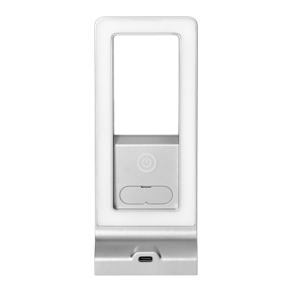 ARTUS LED under-cabinet lamp, 3W, 225lm, 4000K, with touch switch and USB, grey