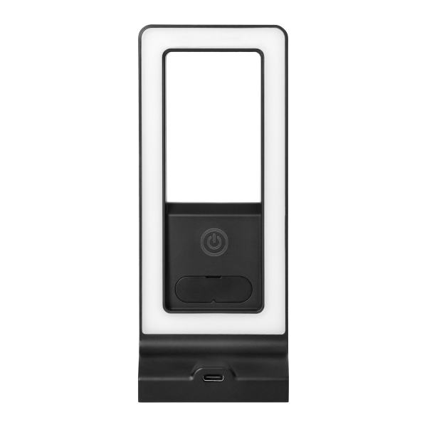 ARTUS LED under-cabinet lamp, 3W, 225lm, 4000K, with touch switch and USB, black