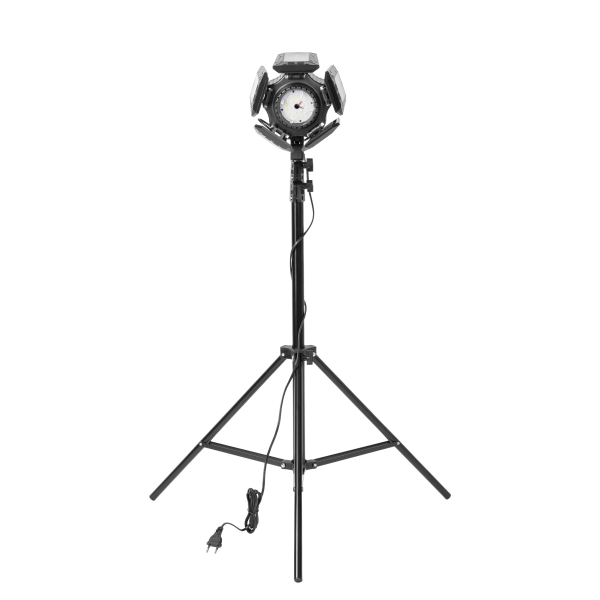 RIGEL LED Set: Folding 5-wing work light 55W with tripod and adapter