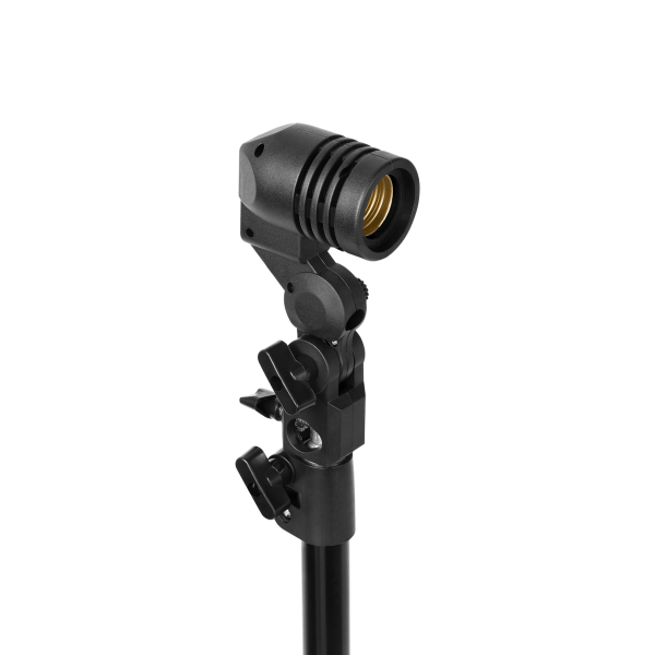 RIGEL LED zestaw: lampa warsztatowa składana 5-skrzydłowa 55W + statyw + adapter