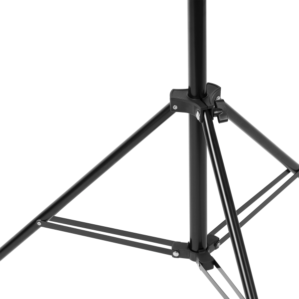 RIGEL LED zestaw: lampa warsztatowa składana 5-skrzydłowa 55W + statyw + adapter