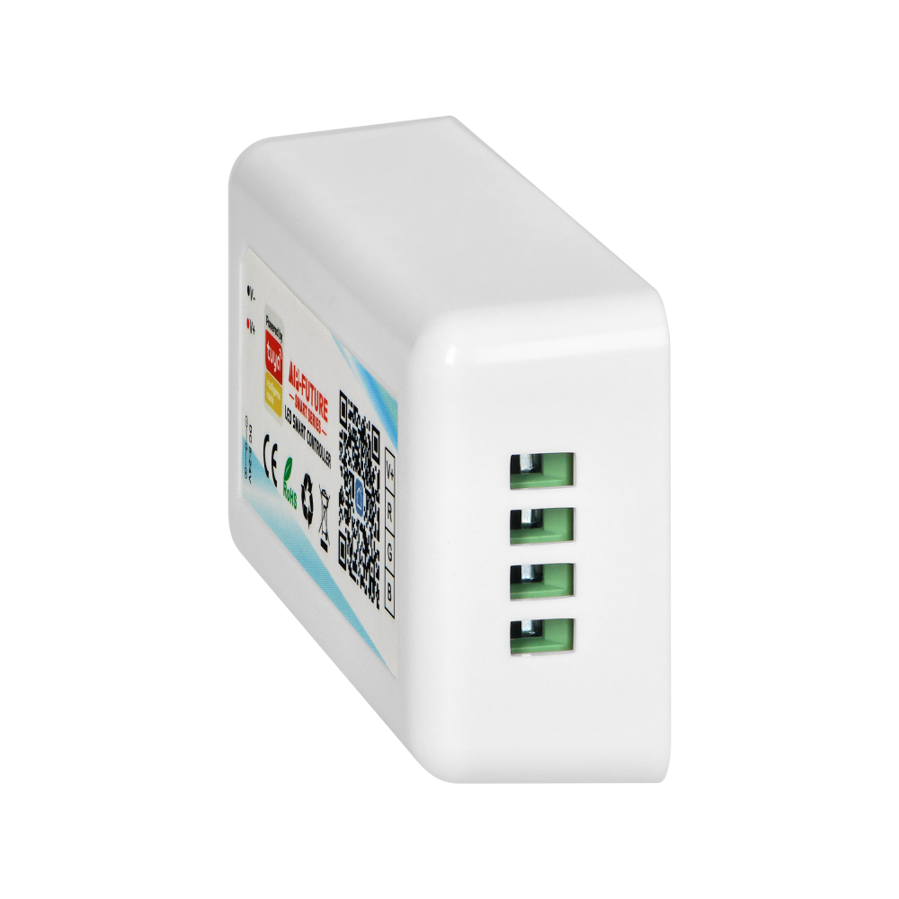 Bezdprzewodowy sterownik do taśm LED RGB Tuya, 5-24V 18A