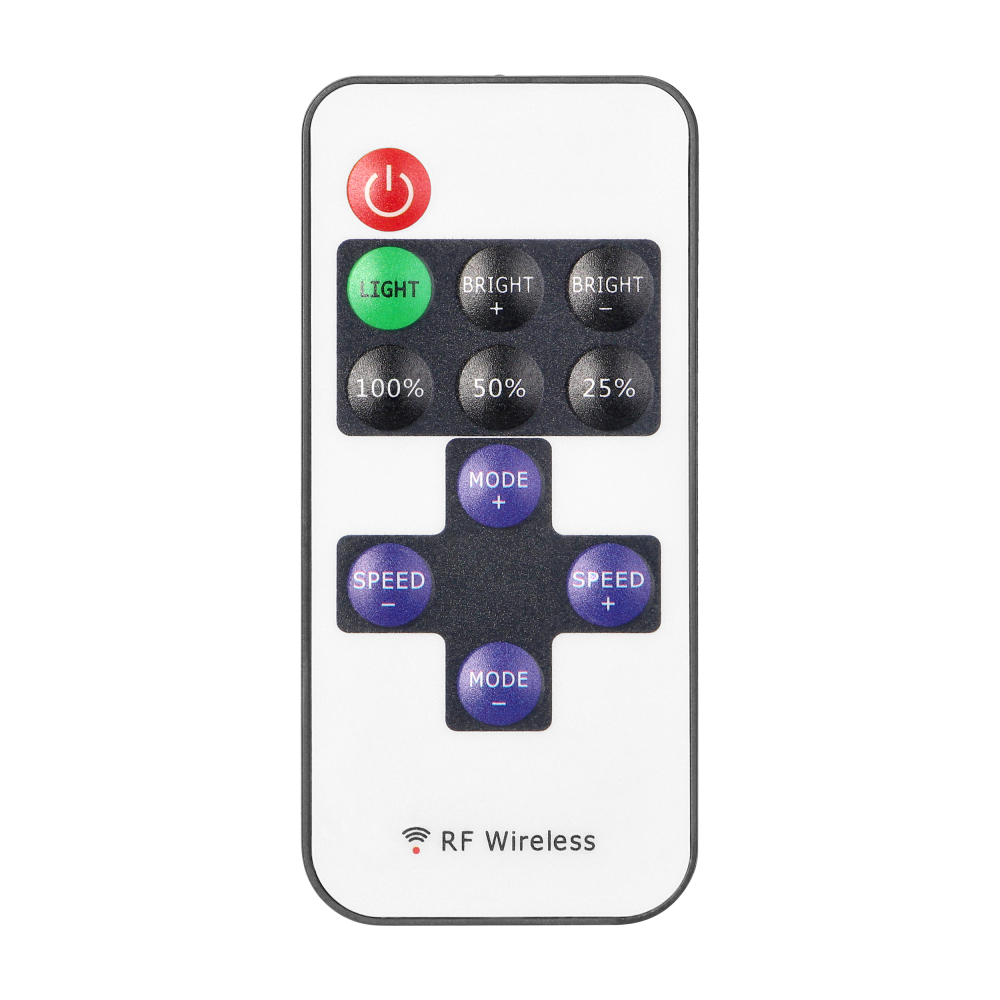 Bezprzewodowy sterownik do taśm LED z pilotem, 11 przycisków, 12V, 6A, 72W