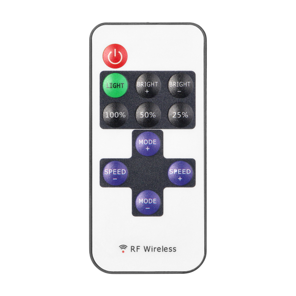 Bezprzewodowy sterownik do taśm LED z pilotem, 11 przycisków, 12V, 6A, 72W
