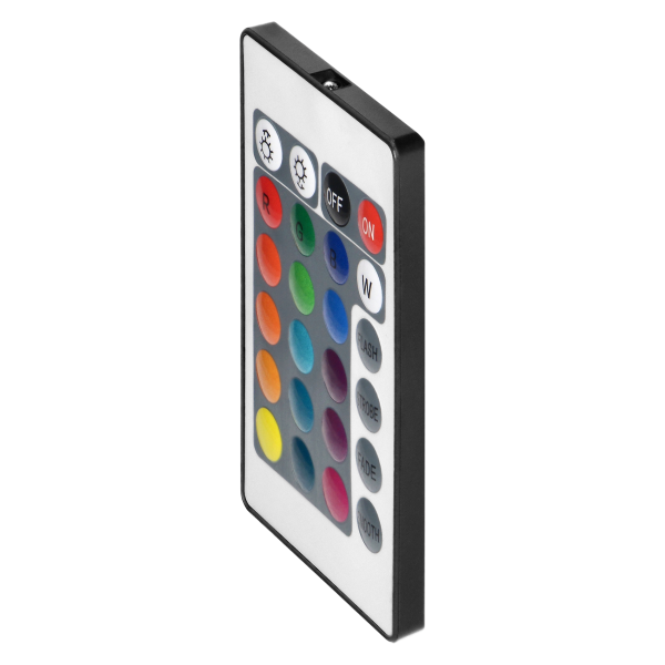 Bezprzewodowy sterownik do taśm LED RGB z pilotem, 24 przyciski, 12V, 6A, 72W