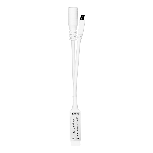 Bezprzewodowy sterownik do taśm LED RGB z pilotem, 24 przyciski, 12V, 6A, 72W