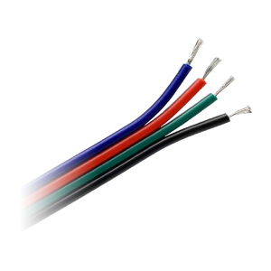 Cable for LED RGB strips, 4x0.35mm2, 25m