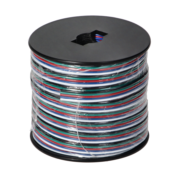 Cable for LED RGBW strips, 5x0.35mm2, 25m