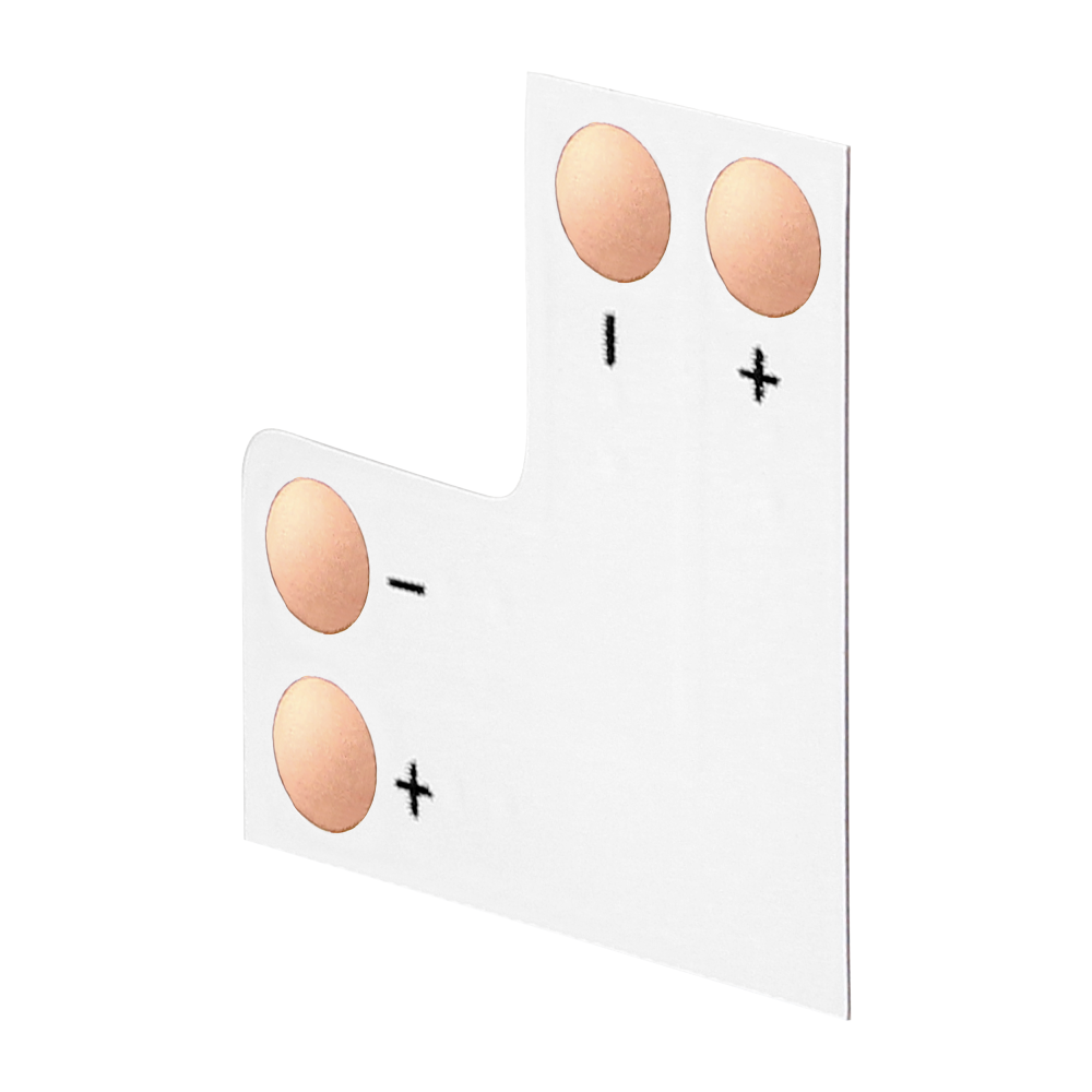 Złączka LED 8mm, kątowa "L"