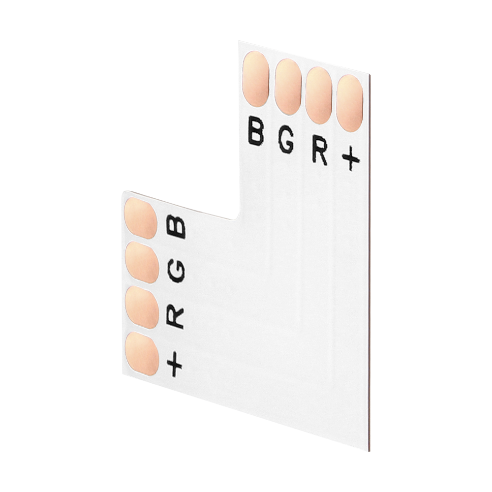 Angle LED RGB connector 10mm "L"