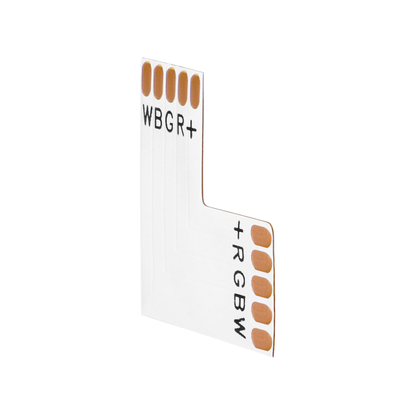 Angle LED RGBW connector 12mm "L"