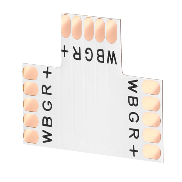 Złączka LED RGBW 12mm, trójnik "T"