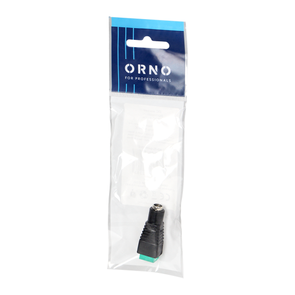 DC socket with connector for fast installation of mono LED strips