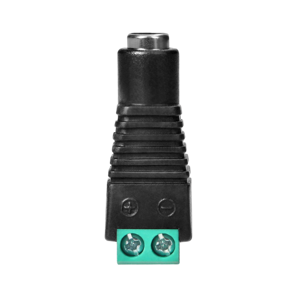 DC socket with connector for fast installation of mono LED strips