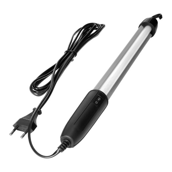 Lampa warsztatowa LED 5W, 500lm, IP20, 6000K, przewód 2x0,75mm² - 3m